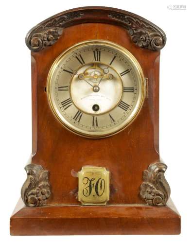 A RARE LATE 19TH CENTURY YEAR GOING TABLE REGULATOR CLOCK