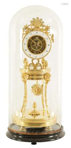 GASTON JOLLY A PARIS. A LATE 18TH CENTURY FRENCH ORMOLU STRI...