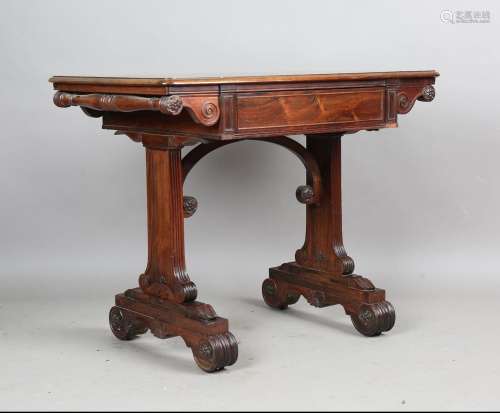 A fine Regency rosewood centre table