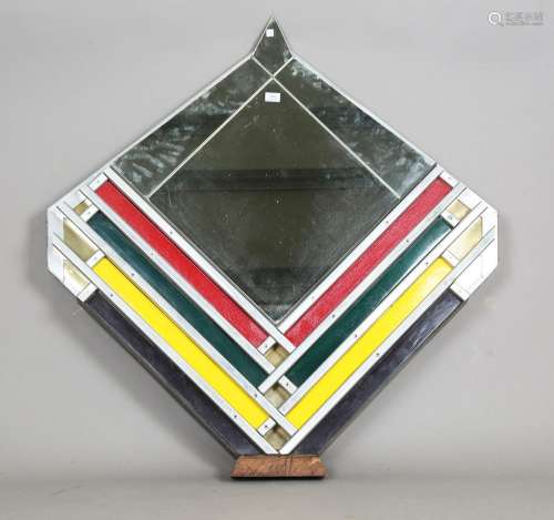 A 20th century Memphis Group style aluminium and coloured pl...