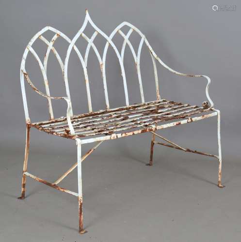 An early/mid-20th century Regency style wrought iron garden ...