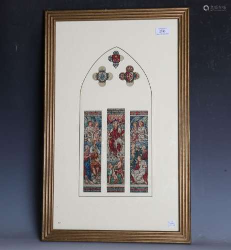 Henry James Holiday - Stained Glass Window Design for the We...