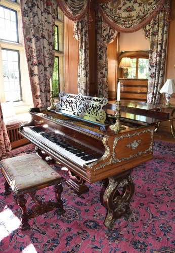 Y A BECHSTEIN ROSEWOOD AND ORMOLU MOUNTED GRAND PIANO, CIRCA...