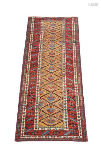 A KAZAK RUNNER, approximately 80 x 275cm