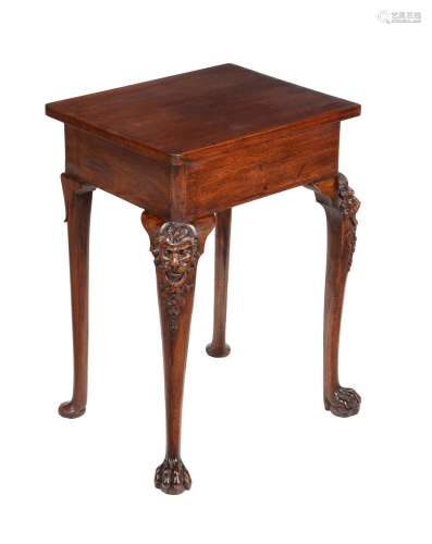 A MAHOGANY SIDE TABLE OR CONSOLE TABLE, IN GEORGE II IRISH S...