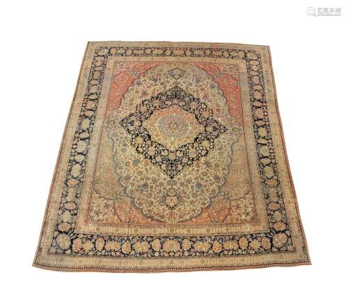 A QUM CARPET, approximately 299 x 235cm