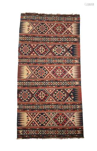 A SHIRVAN KILIM, approximately 289 x 126cm