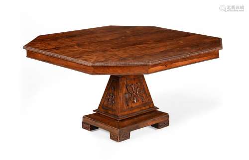 Y A VICTORIAN ROSEWOOD CENTRE TABLE, CIRCA 1840