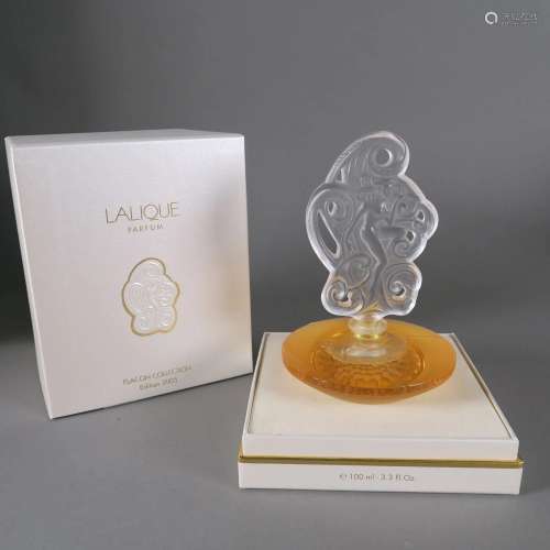 LALIQUE, <br />
Flacon de parfum, modèle "songe", ...