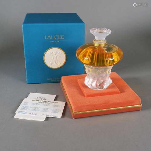 LALIQUE, <br />
Flacon de parfum, modèle "les sirènes&q...