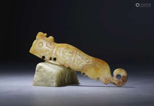 Weatern Zhou jade carved tiger