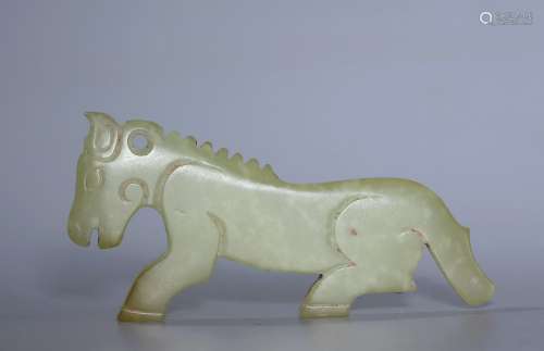 Shang jade horse ornament