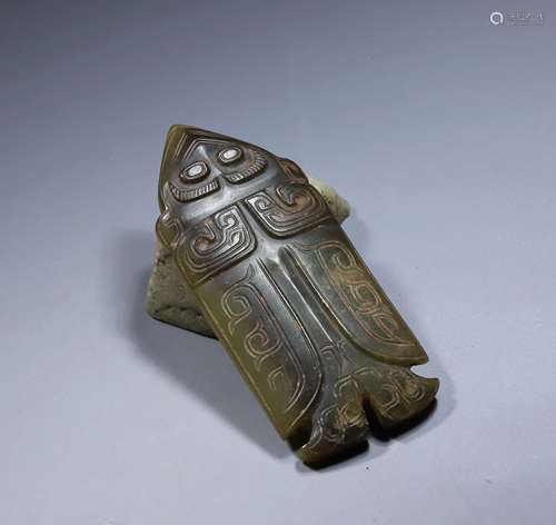 Western Zhou jade carved bird