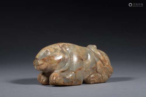 Han jade carved monster