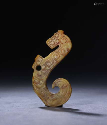 Spring and autumn jade carved dragon