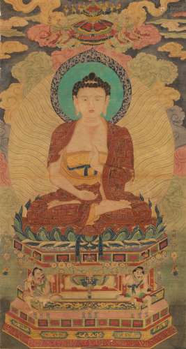 18c Buddha painting