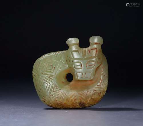 Western Zhou jade coiling dragon