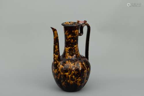 Song Jizhou tiger-skin ceramic jug