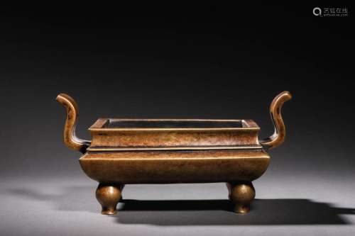 MING JIAJING: A BRONZE CENSER