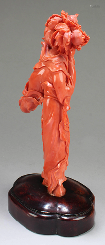 Antique Coral Figural Carving