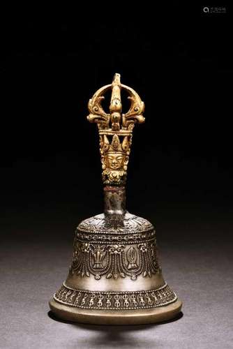 ANTIQUE TIBETAN RELIGIOUS BELL, MING DYNASTY