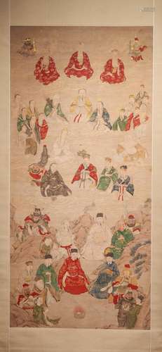 QING: CHINESE SCROLL PAINTING