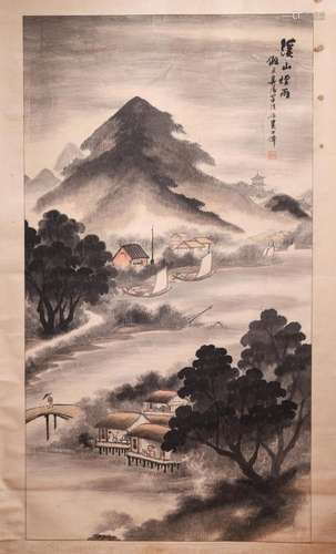 CHINESE SCROLL PAINTING