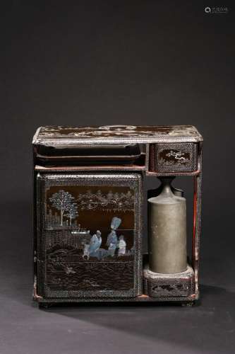 QING DYNASTY: A SET OF WOOD SHELL-INLAID WINE WARMERS