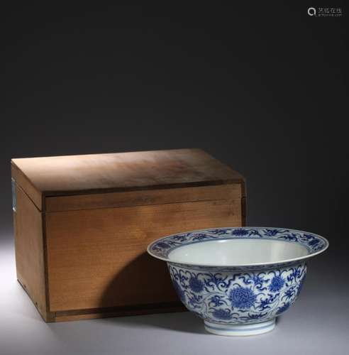 QING KANGXI: A BLUE & WHITE BOWL