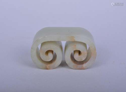 QING: A CARVED HETIAN JADE INK BED