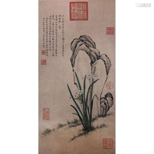 CHINESE HANGING SCROLL PAINTING