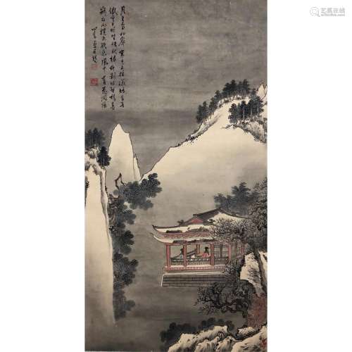 CHINESE HANGING SCROLL PAINTING