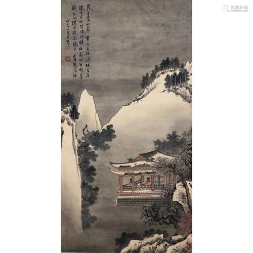 CHINESE HANGING SCROLL PAINTING