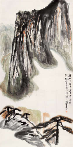 何海霞(1908-1998) 华岳清秋 设色纸本 立轴
