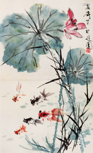 王雪涛(1903-1982) 金玉满堂 设色纸本 镜心