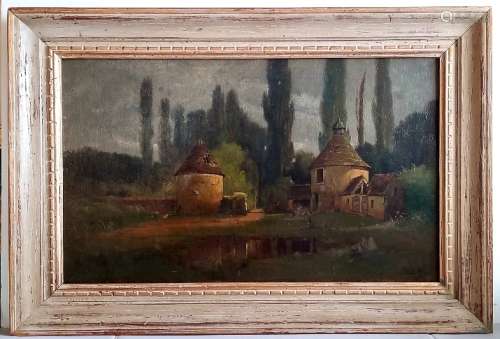 19C Oil Painting Canadian Francois De Blois