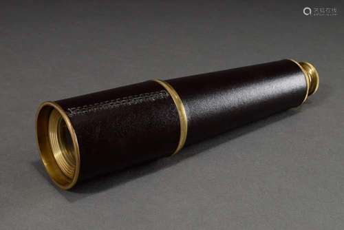 Marine telescope, brass covered w