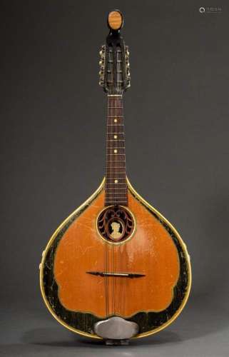unusual mandolin "Johann Wolfgang