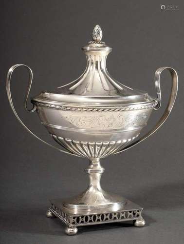 Swedish Empire style sugar urn on