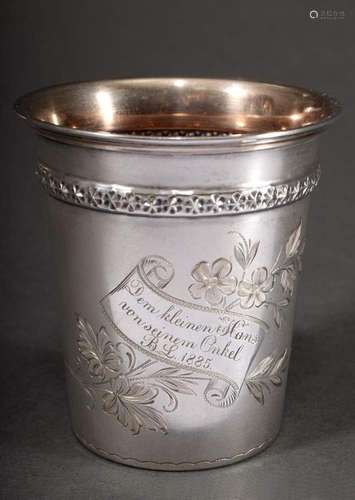 Small christening cup with engrav