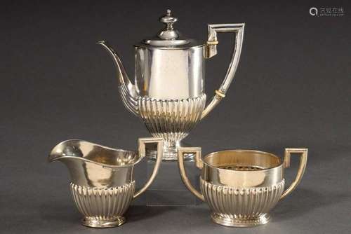 3 pieces Swedish mocha set with g