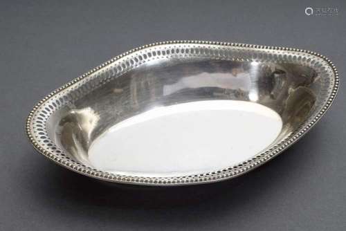 Small oval confectionery basket w