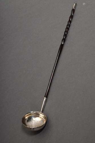 Bowl ladle with whalebone handle,