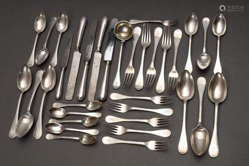 33 pieces Swedish cutlery "thread