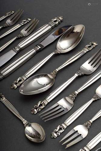 16 pieces Georg Jensen cutlery "A