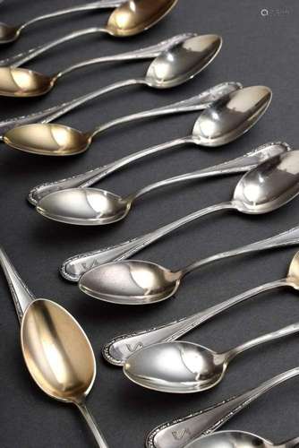 18 Mocha spoons with ornamental r