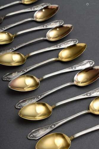 12 Historicist mocca spoon with c