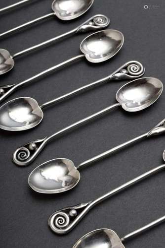 11 Spanish mocha spoons with vege