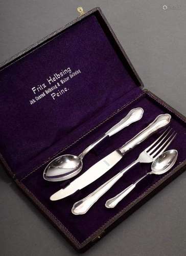 4 pieces baptism cutlery, Haegerm