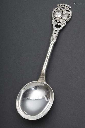 Norwegian spoon with openwork han